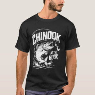 Chinook beim Haken-Lachsangeln T-Shirt
