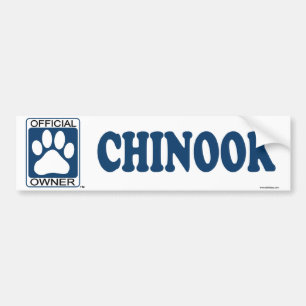Chinook-Blau Autoaufkleber