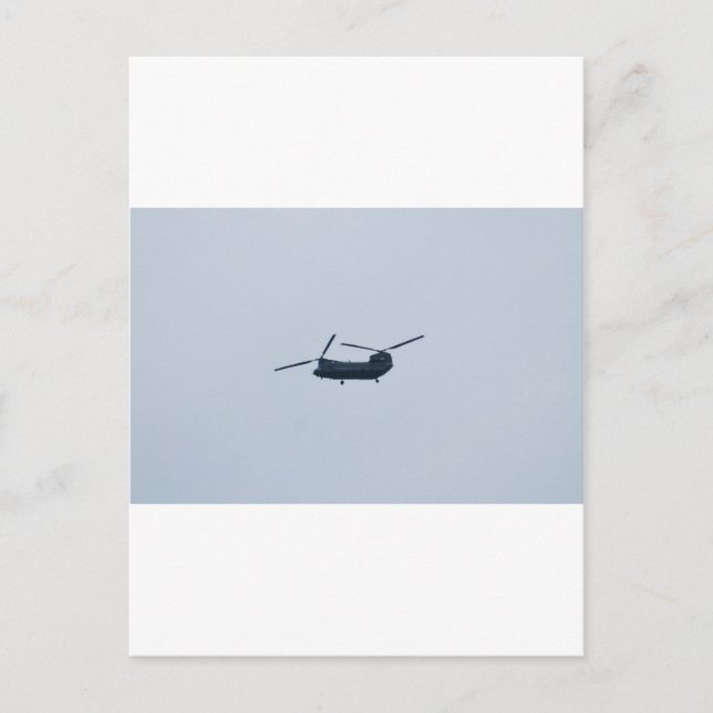 Chinook Helicopter Postkarte (Vorderseite)