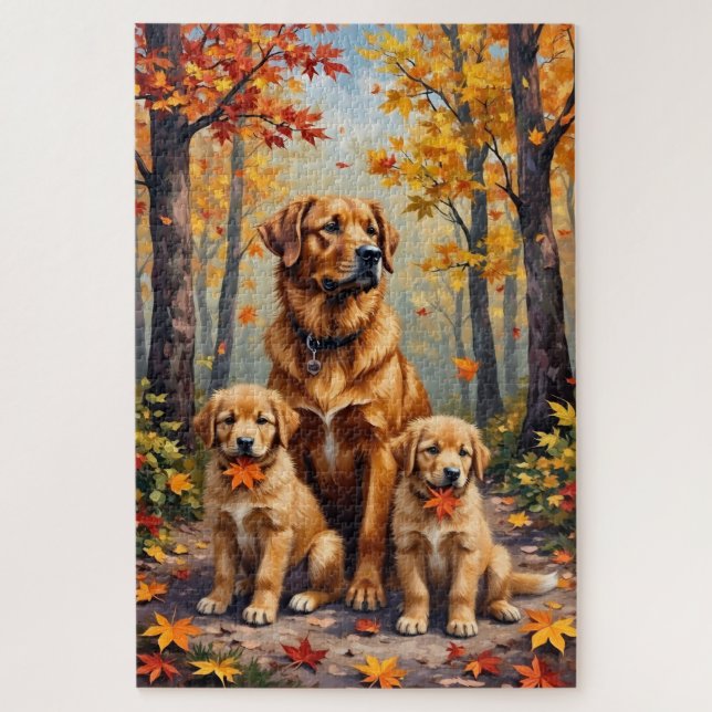 Chinook Herbstwald Kunst (Vertikal)