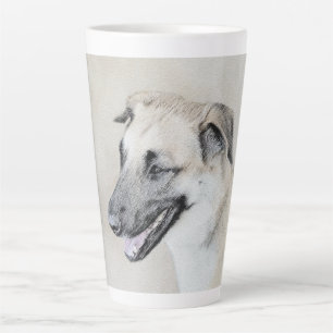 Chinook (Hubschrauberohren) Malerei - Hundekunst Milchtasse