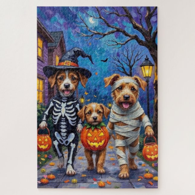 Chinook Hunde Trick-or-Treating Halloween-Kostüm (Vertikal)
