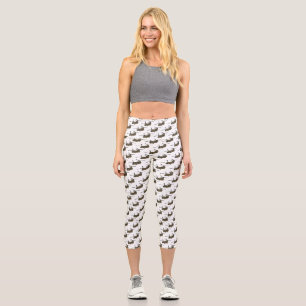 Chinook-Illustration für Militärhubschrauber Capri Leggings