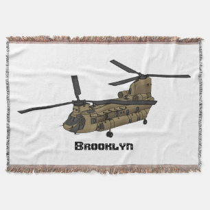 Chinook-Illustration für Militärhubschrauber Decke