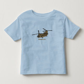 Chinook-Illustration für Militärhubschrauber Kleinkind T-shirt