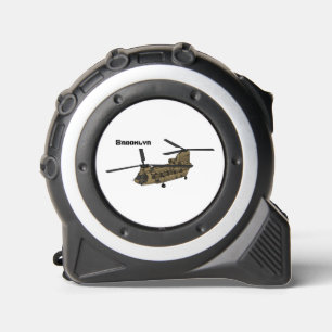 Chinook-Illustration für Militärhubschrauber Maßband