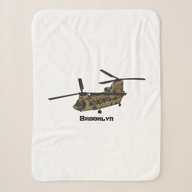 Chinook-Illustration für Militärhubschrauber Sherpadecke (Vorderseite)