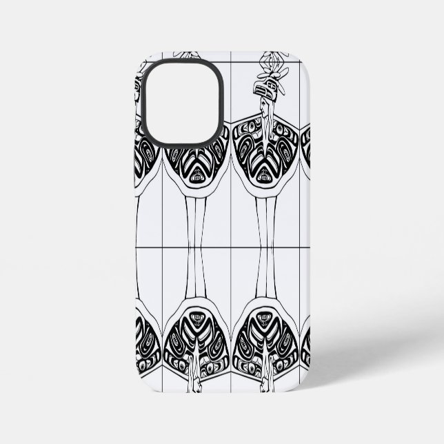 "Chinook" iPhone 12 Mini Hülle (Rückseite)