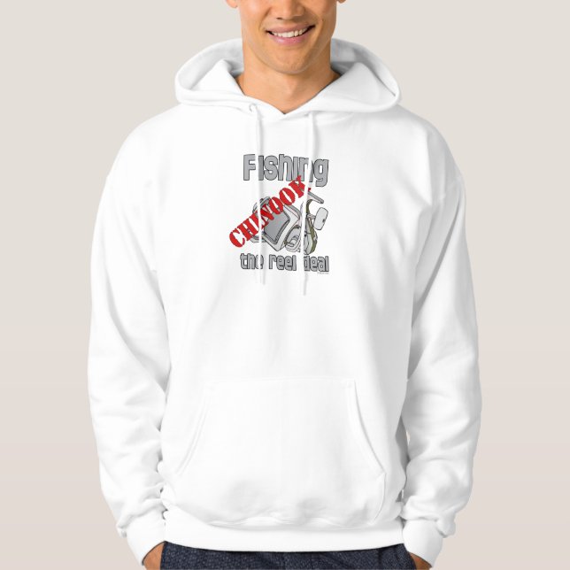 Chinook-Lachs Angeln Hoodie (Vorderseite)
