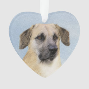 Chinook (Oreilles Laissées) Peinture - Art Chien o