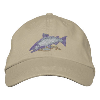 Chinook Salmon Bestickte Kappe