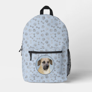 Chinook (Tropfohren) Gemälde - Original Hundkunst Bedruckter Rucksack