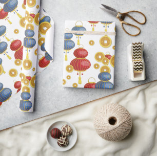 Chinses Happy New Year Geschenkpapier