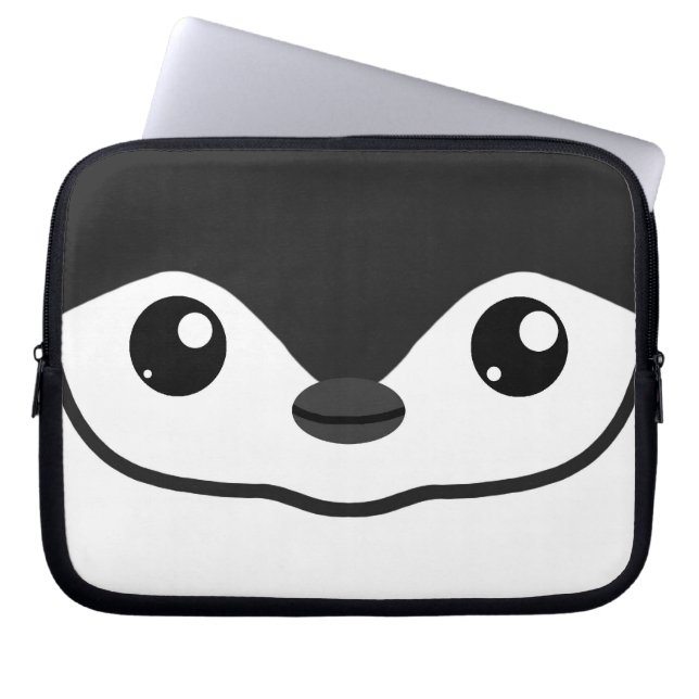 Chinstrap Pinguin-Laptop-Hülse Laptopschutzhülle (Vorderseite)