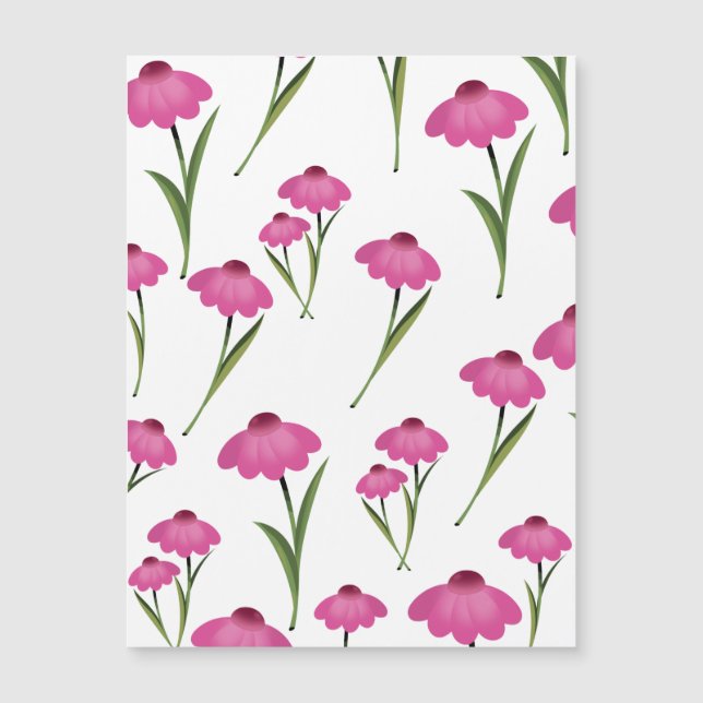Chintz Blume Hintergrundmuster. Magnetkarte (Vorderseite)