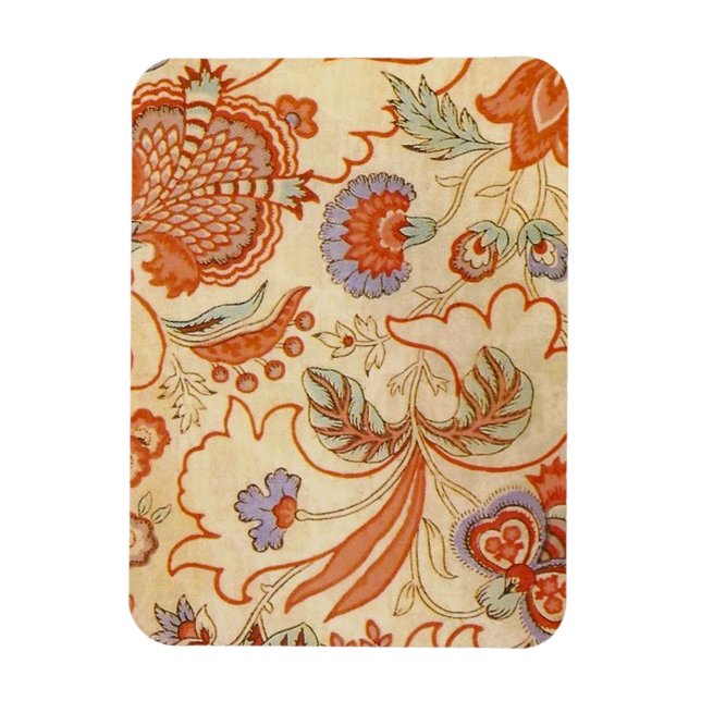 Chintz Paisley Antike Muster Magnet (Vertikal)