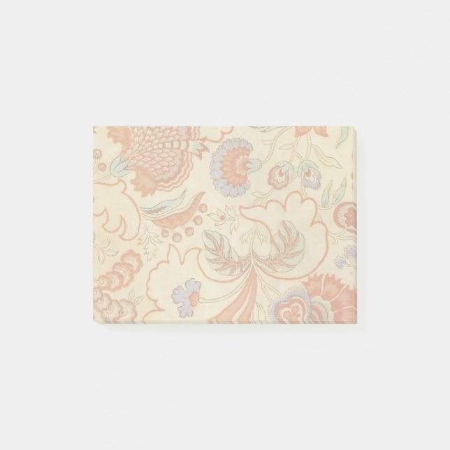 Chintz Paisley Antike Muster Post-it Klebezettel (Vorderseite)