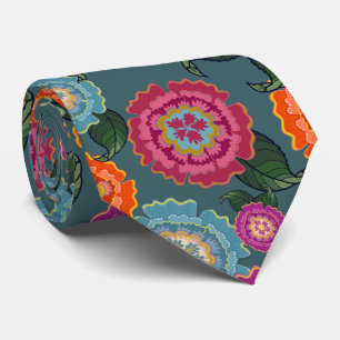 Chintz-Wiesen-Blumenkunst-Muster Krawatte