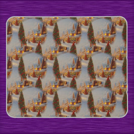 Chintzy Village Christmas Tree Snow Globe Muster Mousepad