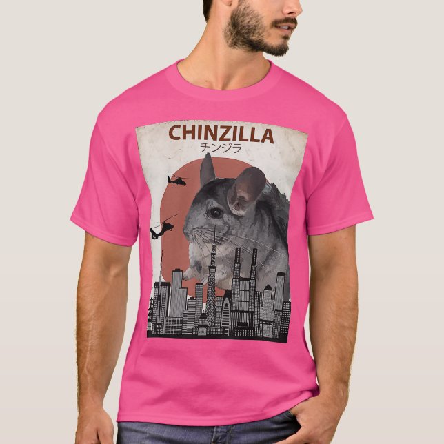 Chinzilla Funny Chinchilla T-Shirt (Vorderseite)