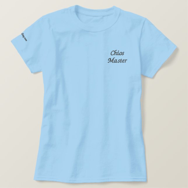 Chios besticktes Shirt (Design vorne)