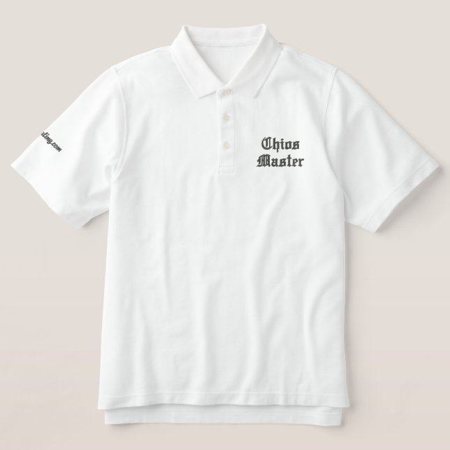 Chios Master Stickerei Shirt (Design Vorderseite)