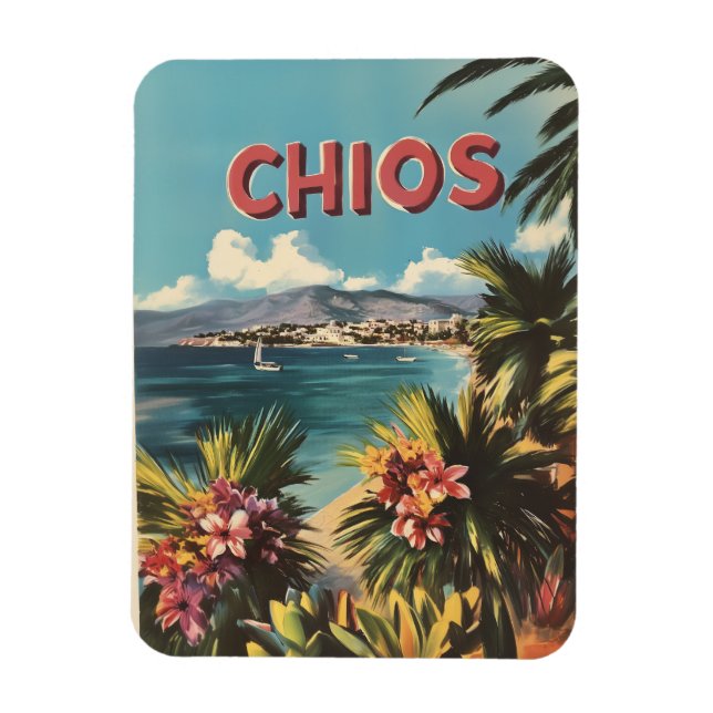 Chios Vintag Magnet (Vertikal)