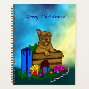 Chiot dans une boîte, Joyeux Noël