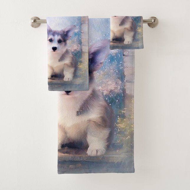 Chiot de corgi (En situation)