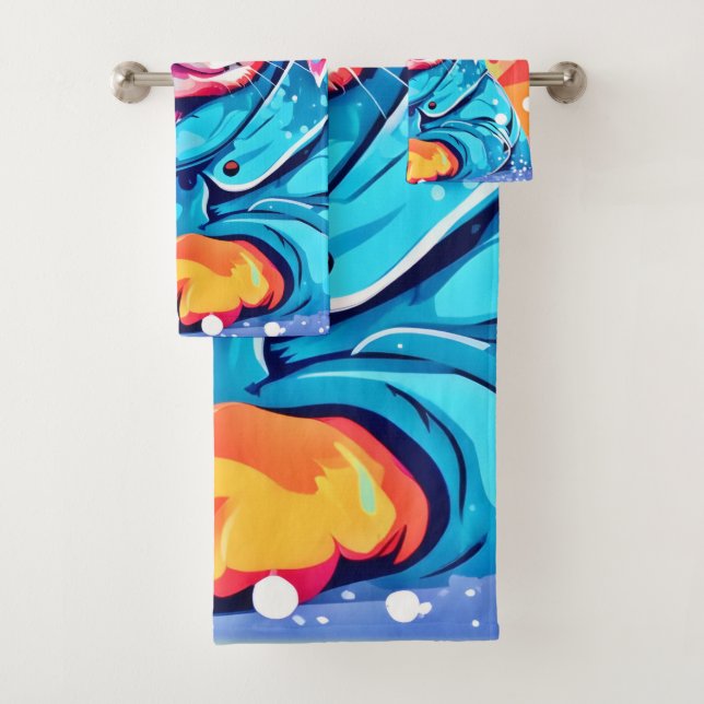 Chiot en design de manteau bleu (En situation)