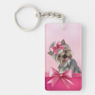 Chiot rose de princesse Yorkie de Yorkshire
