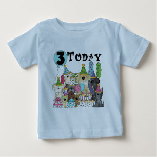 Chiots 3e anniversaire Bash Tshirts et cadeaux