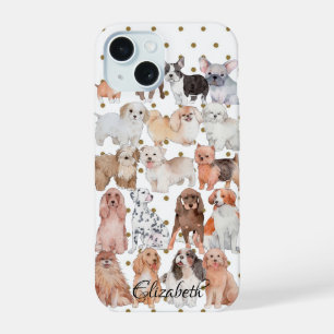 Chiots adorables pois-Personnalisé