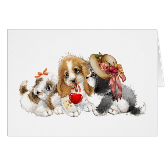 Chiots précieux (Devant Horizontal)