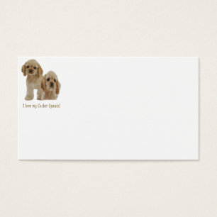 Chiots spaniels Cocker