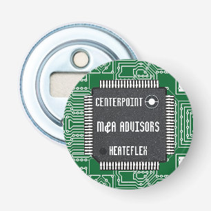 Chip auf der mit Ihrem Namen gedruckten Circuit-Ka Flaschenöffner