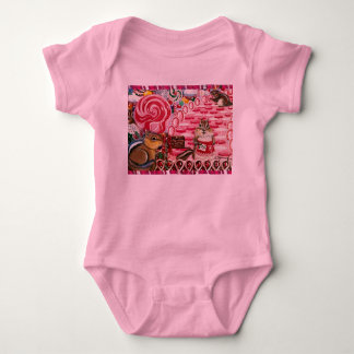 Chip besucht Frau Elisabeths Peppermint World Baby Strampler