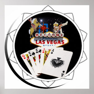 Chip Black Poker Affiche de bienvenue