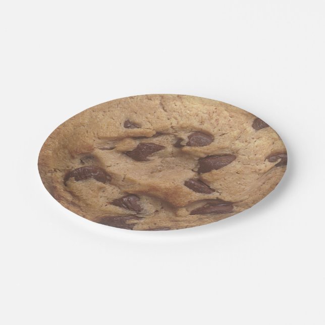 Chip-Cookie Pappteller (Schrägansicht)