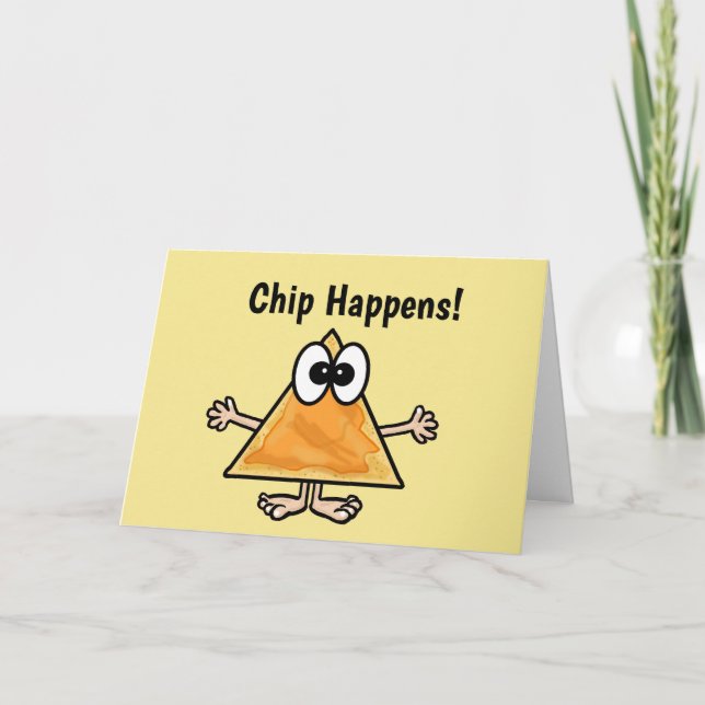Chip denkt über Ihre Karte nach (Vorderseite)