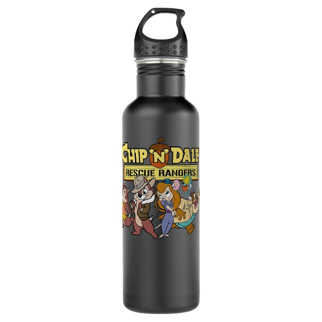 Chip N Dale Goofy Group Rescue Edelstahlflasche (Vorderseite)