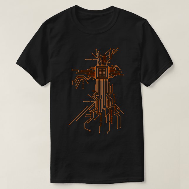 Chip Orange T-Shirt (Design vorne)