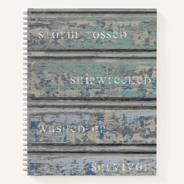 Chip Paint Survivor Notebook Notizbuch (Vorderseite)