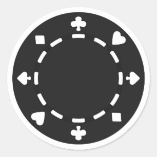 Chip Runder Aufkleber