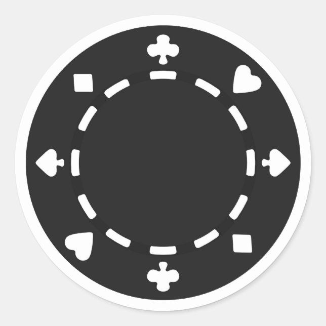 Chip Runder Aufkleber (Vorderseite)