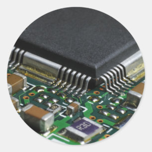 Chip Runder Aufkleber