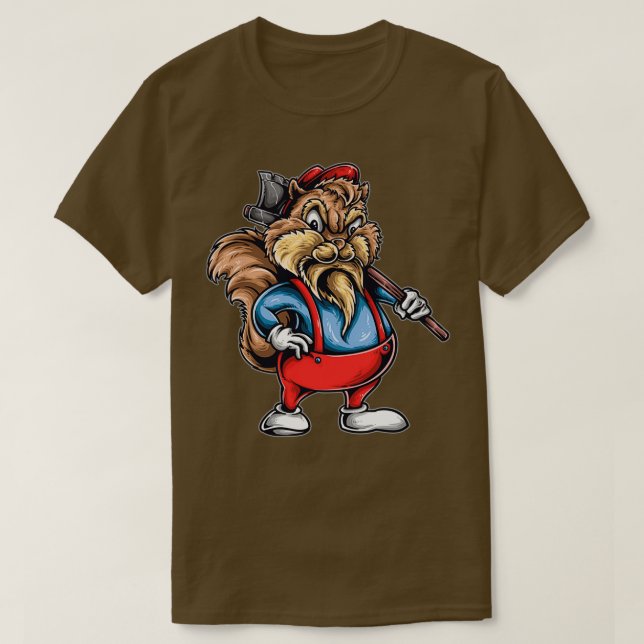 Chip Wood Cutter 2 T-Shirt (Design vorne)