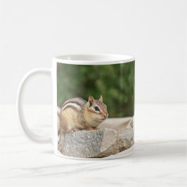 Chipmunk auf Stein Kaffeetasse