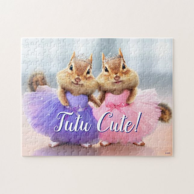 Chipmunk Ballerina Duo (Horizontal)