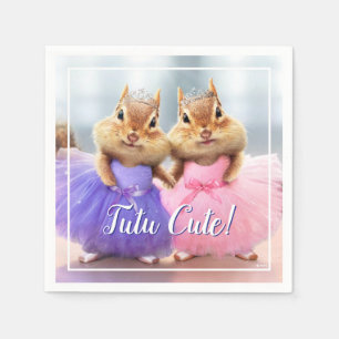 Chipmunk Ballerina Duo Serviette